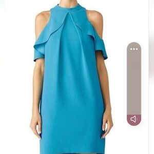 Trina Turk Cold Shoulder Dress In A Size 2